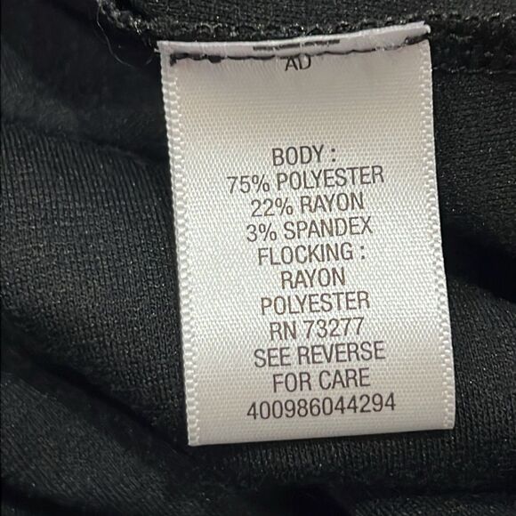 Elle Black Polka Dot Mini Skirt Size Large - Picture 6 of 7